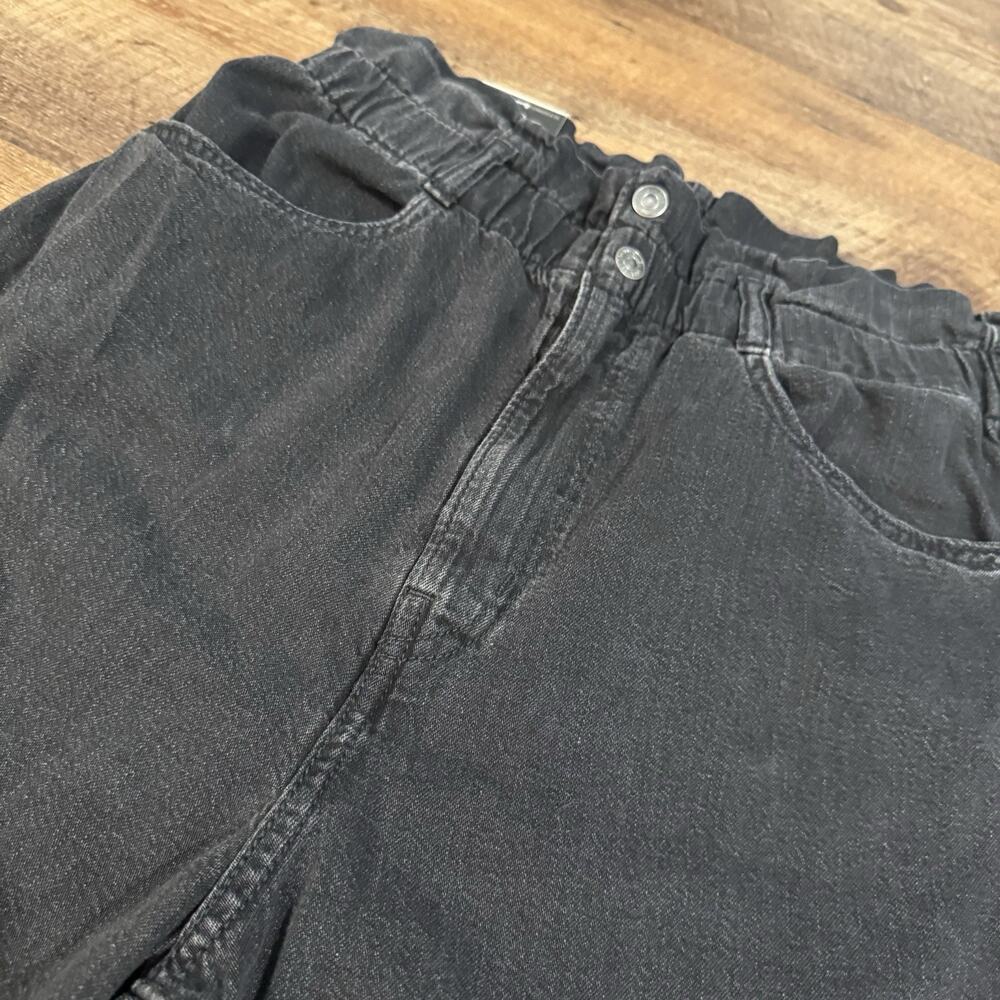 Levi's Baggy Dad Mid Rise Straight Leg Tapered Paperbag Waist Snap Zip Fly READ - Picture 2 of 12